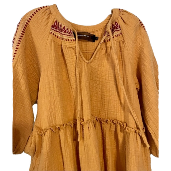 - Code X Mode size medium embroidered tiered dress - Picture 4 of 8